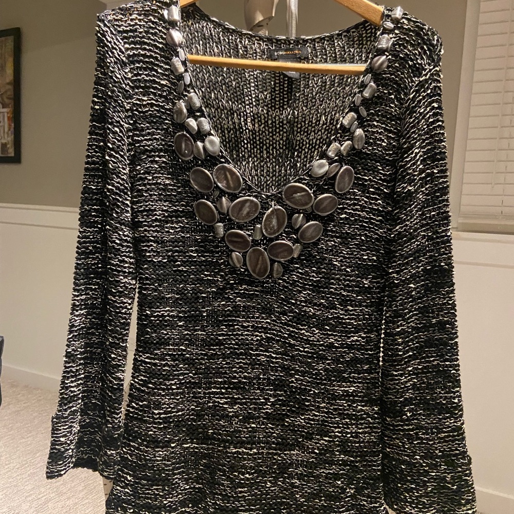 BCBG Embellished Knit